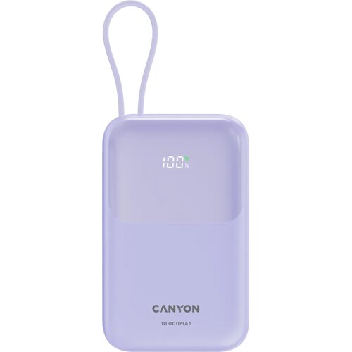  Powerbank OnPower 101 built-in kabal 10000 mAh, Ljubičasti Slike