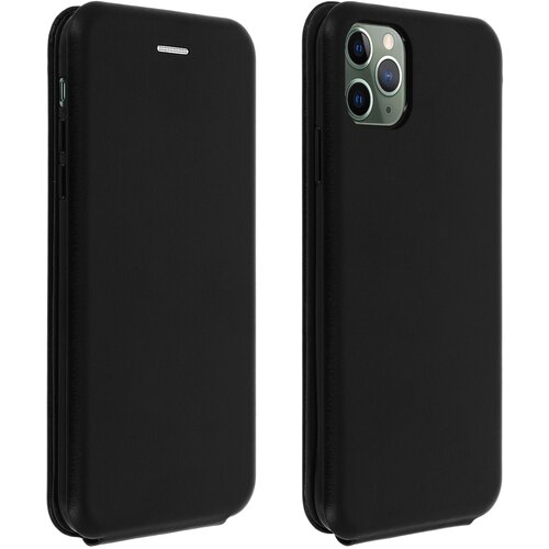 AVIZAR Magnetna navpicna preklopna torbica za iPhone 11 Pro, držalo za kartice - crna, (20600421) Cene