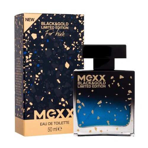 Mexx Black & Gold Limited Edition 50 ml toaletna voda za moške Cene