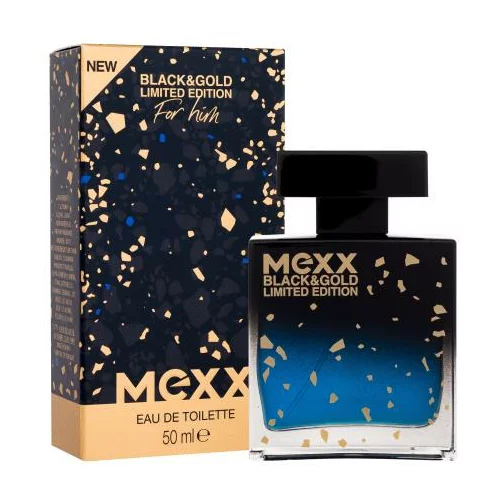 Mexx Black & Gold Limited Edition 50 ml toaletna voda za moške