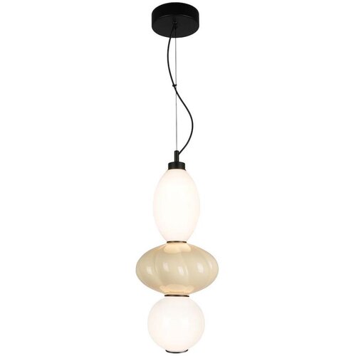  LED luster na sajli ASCOLI LED/18W/230V, prečnik 20 cm, bež Cene