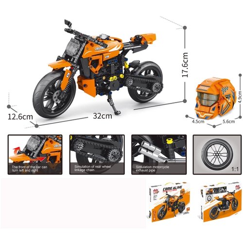  Komplet za gradnju &bdquo;Narandžasti motor&ldquo;, 578 delova 31-121000 Cene