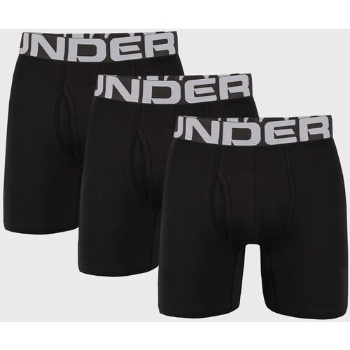 Under Armour Mo&amp;scaron;ke spodnje boxer hlače Charged Cotton&amp;reg; 6&amp;quot; Boxerjock&amp;reg; Črna Slike