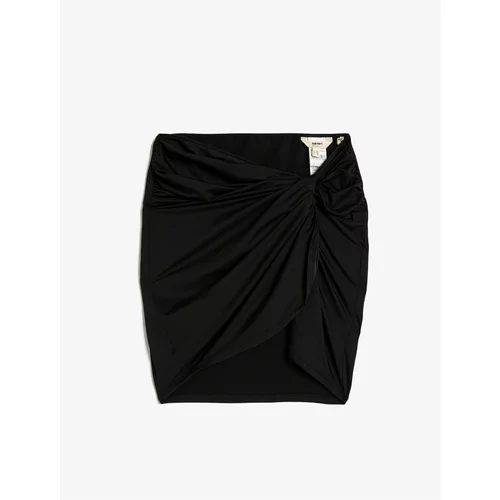 Koton Pareo Skirt Mini Length Pleated.
