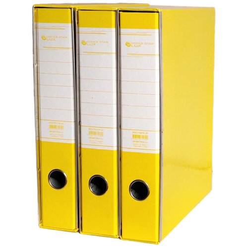  Registrator A4 Office Star Lux, Uski, Žuti Slike