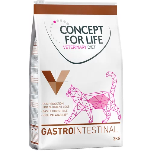 Concept for Life Veterinary Diet Gastro Intestinal - Varčno pakiranje: 3 x 3 kg