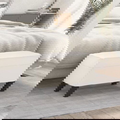 vidaXL Klupa krem 70 x 35 x 41 cm od umjetne kože Cene