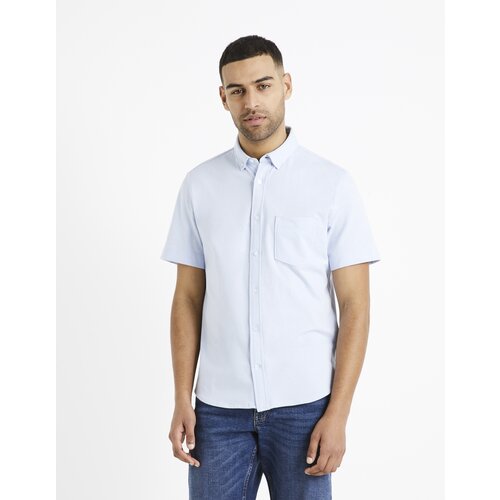 Celio Knitted Shirt Barik - Men Slike