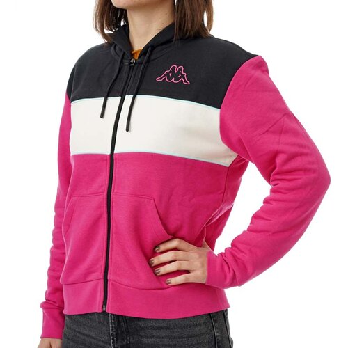 Kappa ženski duks Lfs logo frutte, Roze-crni Cene