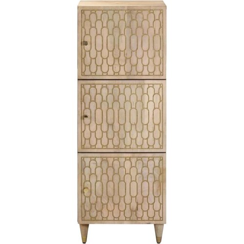 vidaXL Visoka omarica 40x33x110 cm trden mangov les Cene