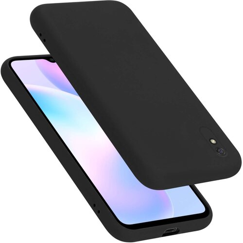 Cadorabo Ohišje je združljivo z Xiaomi RedMi 9A / RedMi 9AT in tekoča črna barva - Zaščitni ovitek iz prožnega silikona TPU, (20859886) Cene