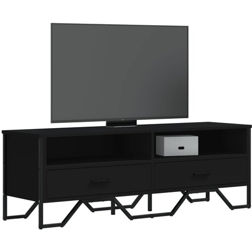 VidaXL TV omarica črna 122x34x41 cm inženirski les Slike