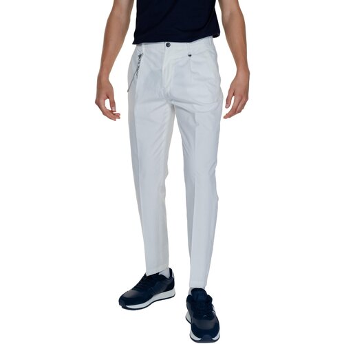 Antony Morato Hlače ANDREAS REGULAR FIT MMTR00716-FA900125 Bela Cene