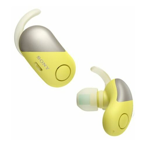 Sony WFSP700NY bluetooth slušalice žute Slike
