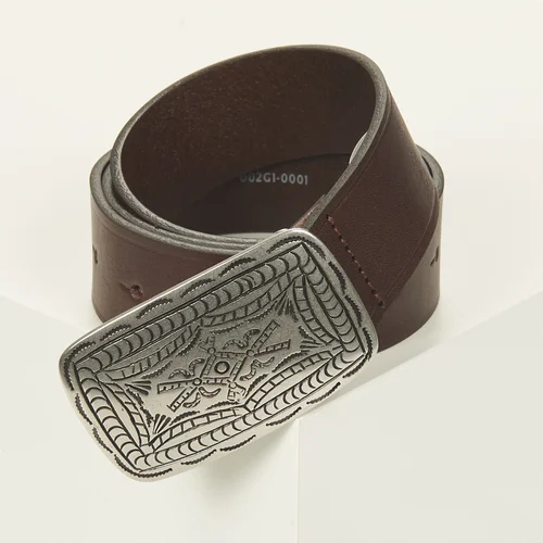 Levi's Pasovi WESTERN PLAQUE BELT Kostanjeva