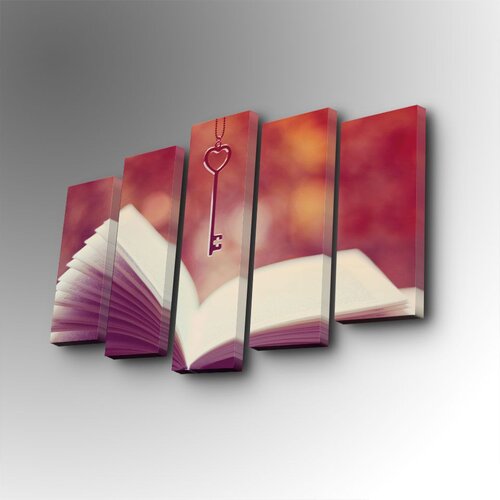 Wallity 5PUC-156 Multicolor Decorative Canvas Painting (5 Pieces) Cijene