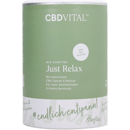 CBD VITAL just relax - CBD bio čaj konoplje - 100 g Cene