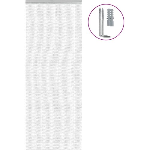 vidaXL Lančani zastor za zaštitu od muha 80 x 201 cm aluminijski Cene