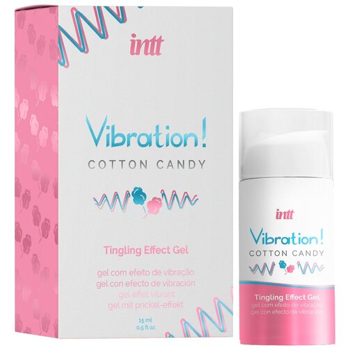 Intt Vibration! Cotton Candy Tingling Effect Gel 15ml Slike