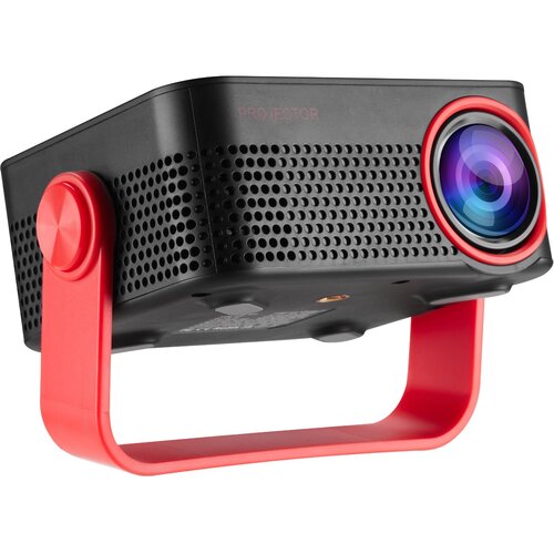 INF Prenosni domači projektor s 3D in WiFi, podpora 1080P, HDMI/USB/TF Black+Red, (5000093918) Cene
