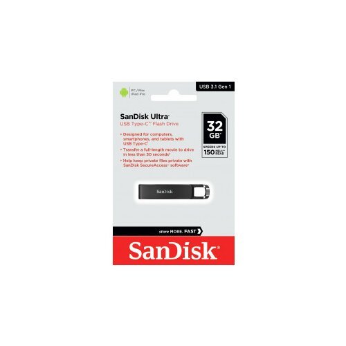 Sandisk Cruzer Ultra 3.1 32GB Type C Flash Drive 150MB/s Slike
