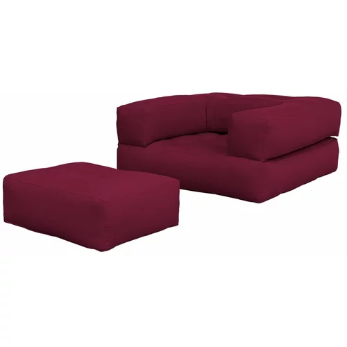 Karup Design promjenjiva fotelja Cube Bordeaux boja