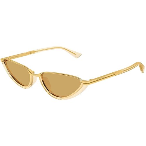 Bottega Veneta BV1346S 003 ONE SIZE (56) Rumena/Rjava Slike