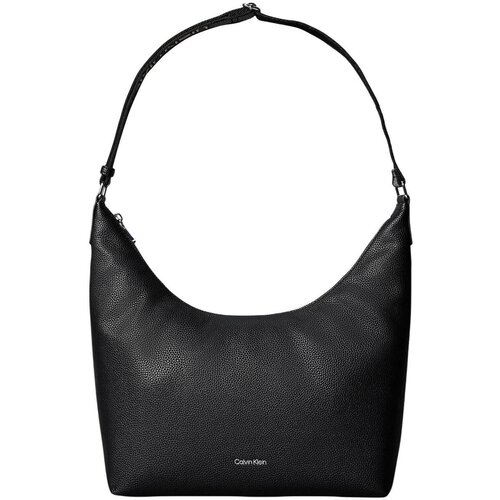 Calvin Klein Jeans Torbe WEBBING STRAP MD SHOULDER BAG LV04F3891G Črna Slike