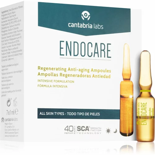 Endocare Tensage ampule proti staranju kože 7x1 ml