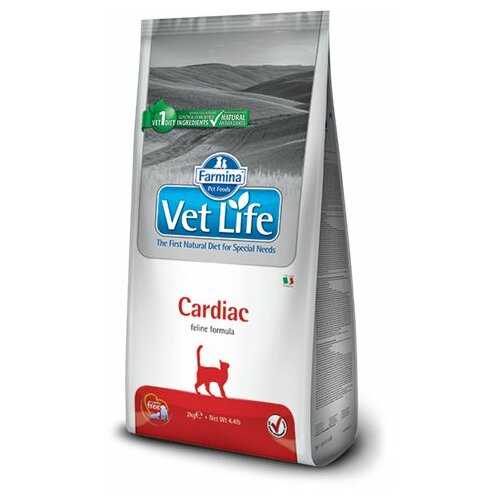 Farmina vet life veterinarska dijeta za mačke cardiac 2kg Slike