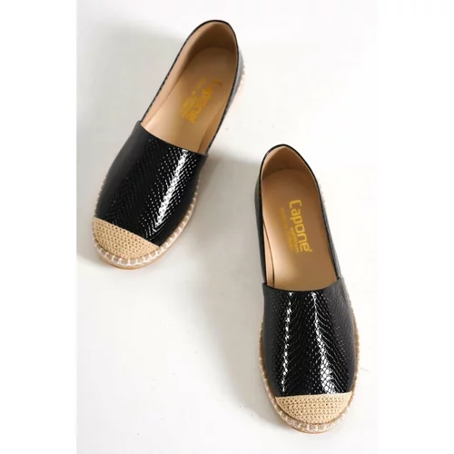 Capone Outfitters Espadrilles - Black - Flat