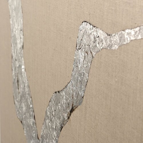 Malerifabrikken Ročno naslikana slika 90x120 cm Wild Horizon Silver &amp;ndash; Slike
