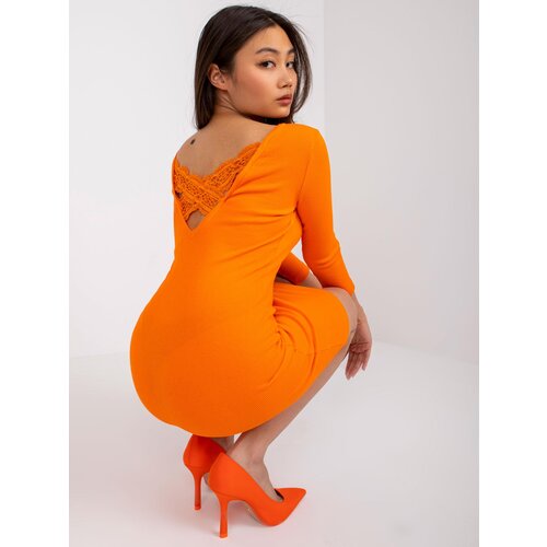 RUE PARIS Dress-RV-SK-7530.31-orange Slike