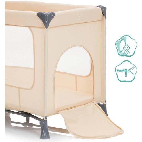 Fillikid PRENOSNA POSTELJICA 125/65/76 cm bež Slike