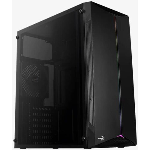 Aero Cool Atx Split Rgb Case Black, (21407848) Cene