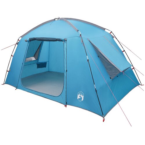 vidaXL Kabinski šator s krovom Plava 300 x 210 x 156 cm Poliester - Plava 4 osoba Cene