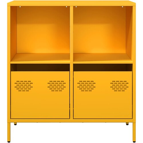  Komoda boja senfa 68x39x73,5 cm hladno valjanog čelika Slike