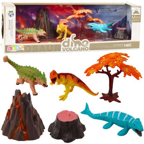  Set figurica dinosaura sa narančastim drvom - 6elemenata Cene