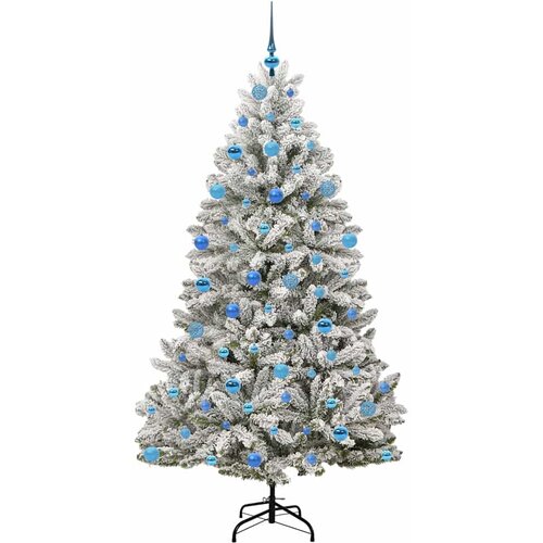  Umjetno božićno drvce 180 cm 300 LED lampica Topla bijela Slike