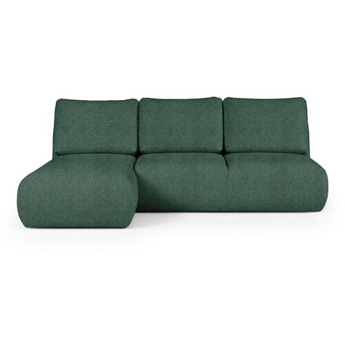 Rodier Zelena kutna garnitura od boucl&amp;eacute; tkanine (s lijevim kutom/s ležaljkom) Mirel &amp;ndash; Slike