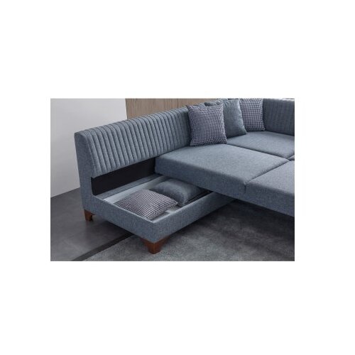 Atelier Del Sofa Ugaona garnitura na razvlačenje West Left, 230x285 cm, Siva Slike
