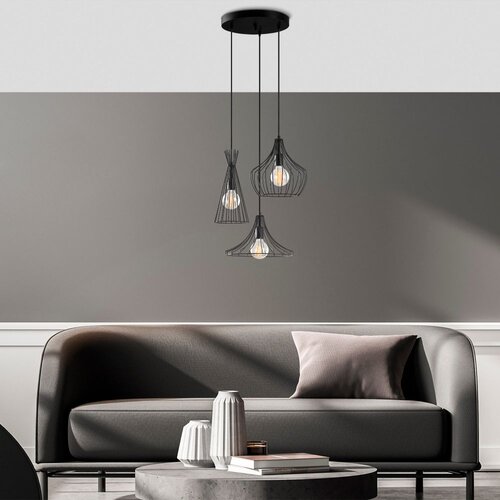Opviq Mezopotamya - N-1300 Black Chandelier Slike