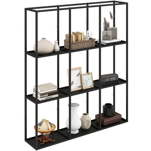 HOMCOM stensko stojalo kovina 87,5D x 18&Scaron; x 100V cm črno, (5000242544) Cene