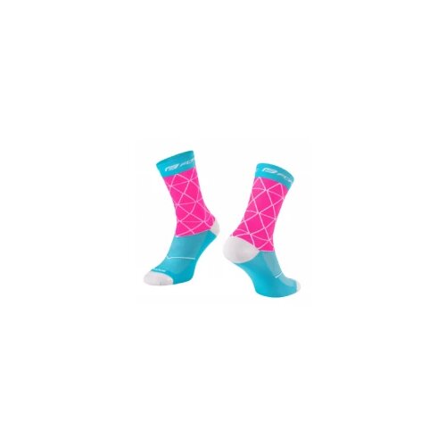 Force ČARAPE EVOKE pink-plave L-XL 42-46 Slike