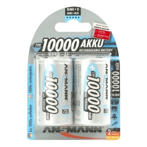 Ansmann 1x2 NiMH rech.bat. 10000 Mono D 9300 mAh Cijene