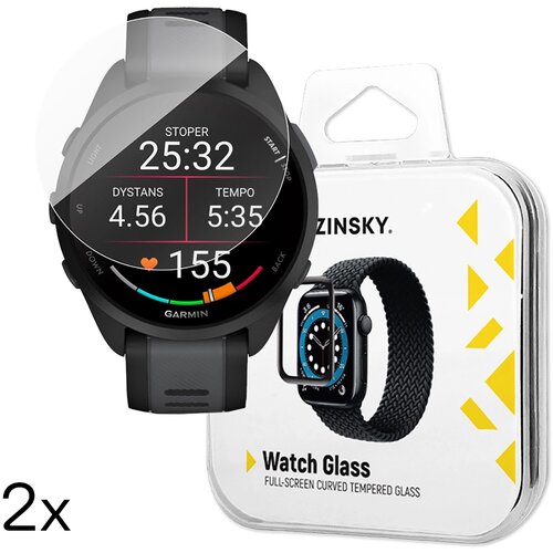 Wozinsky kaljeno steklo full glue za garmin forerunner 165 (2 kosa), (22138124) Cene