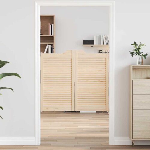 vidaXL Okretna vrata s rešetkama Dizajn 2 para 90x100 cm Puno Drvo Bor Cijene