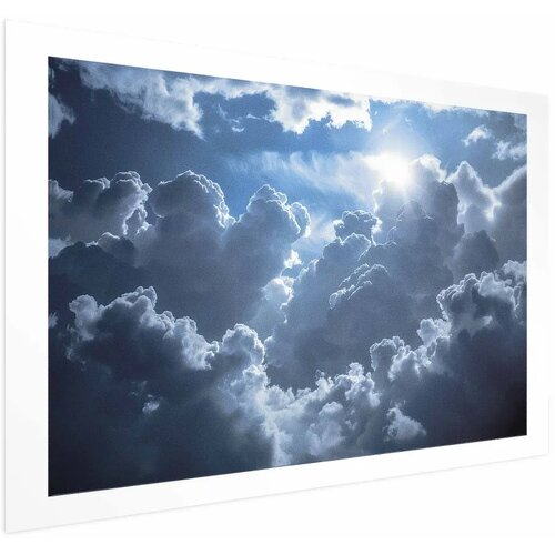  Plakat Lively Scene: The Sun Battling the Clouds 42x29.7 Cene