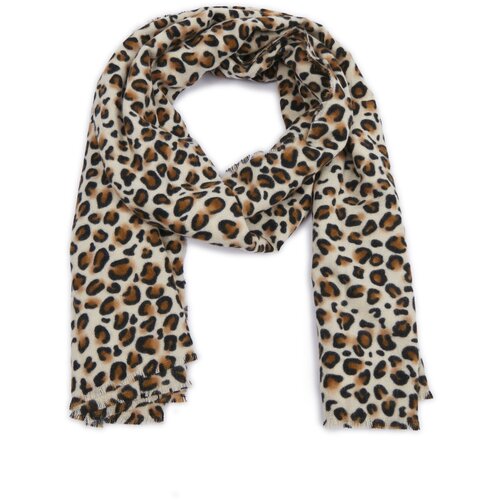 Orsay Beige Women's Patterned Scarf - Women Cene