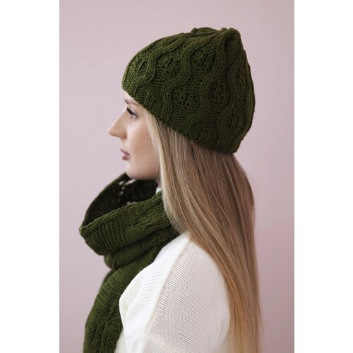 Kesi Women's set with scarf Michalina K415 khaki Cijene